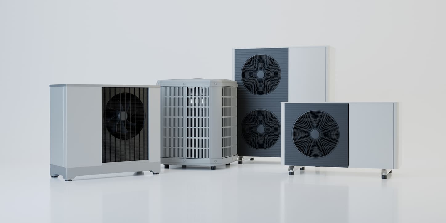 air-heat-pump-collection-3d-illustration